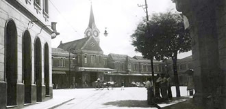Estação Paulista, vista de Rua Treze de Maio - 1940 