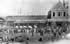 Bonde na Estação da Mogiana em 1900
