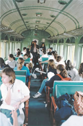 Interior de Carro de Passageiro