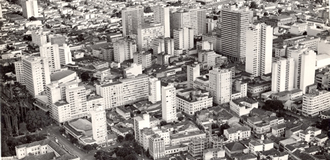 Vista aérea da região central de Campinas