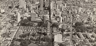 Vista aérea da região central de Campinas