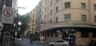 Rua Conceição, cruzamento com Rua Barão de Jaguara