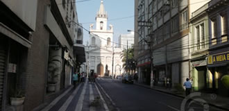 Rua Conceição, cruzamento com Rua Barão de Jaguara
