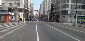 Rua General Osório cruzamento com Av. Francisco Glicério