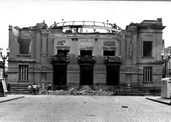 Teatro Municipal Carlos Gomes demolição