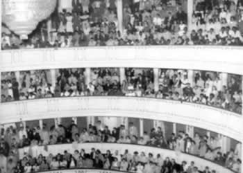 Teatro Municipal Carlos Gomes de Campinas década de 1950