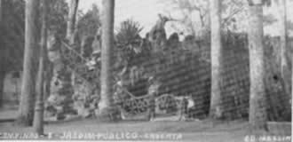 Cascata do Jardim do Centro de Convivência em 1910