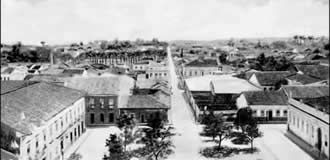 Rua Conceição vista da Catedral em 1898, ao fundo Bairro Cambui 1898