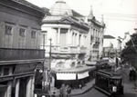 Bonde no centro de Campinas em 1930, esquina da Rua Barão de Jaguara com Rua General Osório