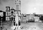 Largo do Rosário em 1935 - Em 1946 a Cia. Paulista de Luz e Força adquiriu a Cia. Campineira de Tração, Luz e Força.