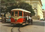 Bonde em Campinas - Bonde nº 128 na Catedral em 1963