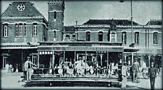 Inauguração dos Bondes Elétricos em 23/03/1912.